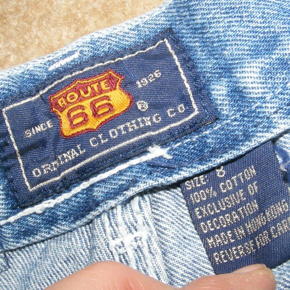 Route 66 Side Stripe Jeans vintage y2k era - Picture 7 of 8